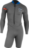 2/2 Shorty Optimizer Dual Zip L/S - Combinaison Longe Cote Homme